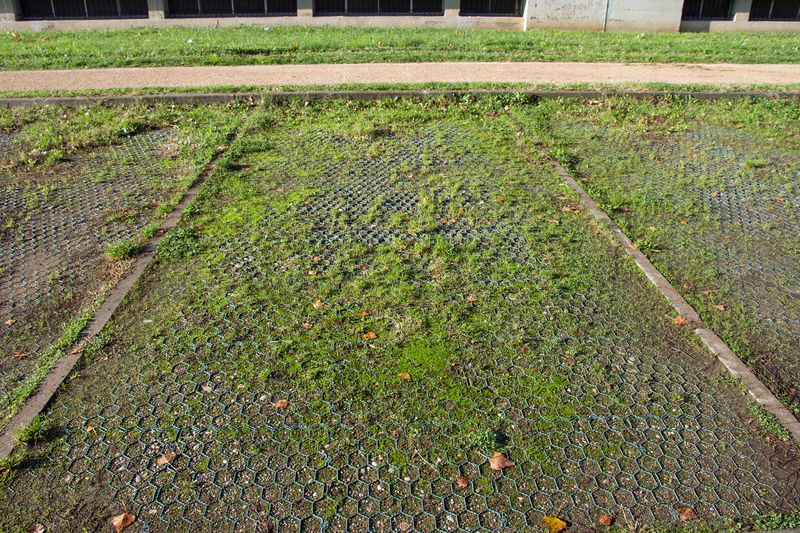 Fichier:Parking dalle perméable vegetalisee.jpg