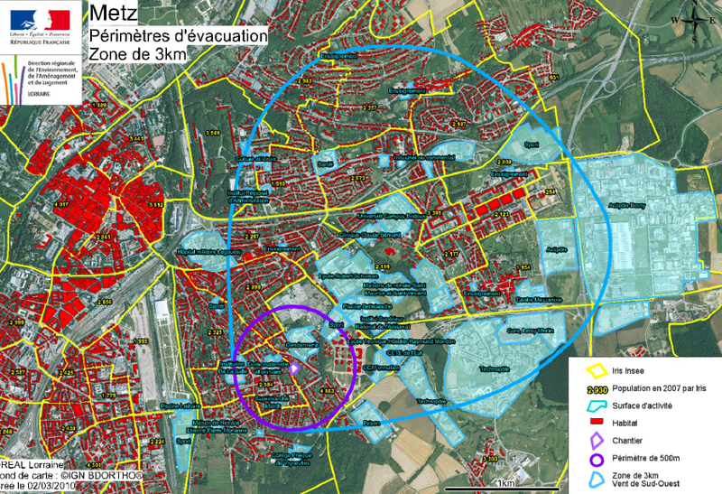 Fichier:Périmètre évacuation metz.bmp